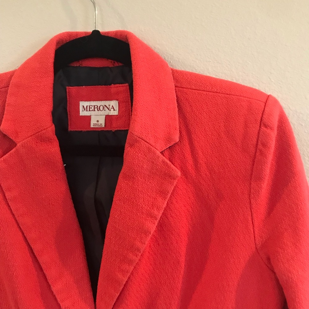 Merona Coral Blazer